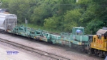 Welded rail trains are unloaded thru this 1969 threader set 